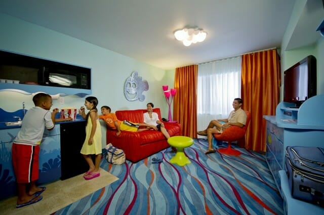 The Art of Animation Family Hotel Room