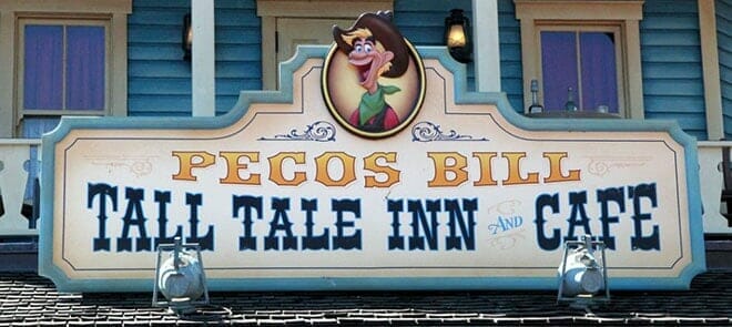 pecos bills tall tale inn and cafe disney world