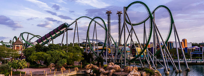 Hulk coaster Universal Studios Orlando