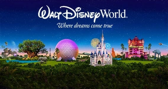 Walt Disney World Theme Park where dreams come true.