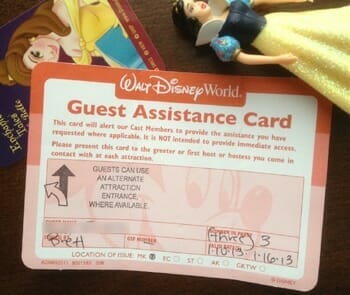 disney world guest assistance card