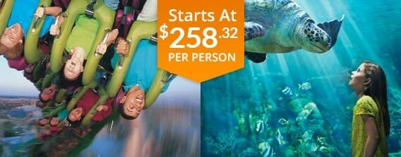 universal studios and seaworld 2 day vacation package