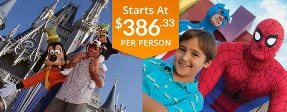 Three Day Universal and Disney World Package