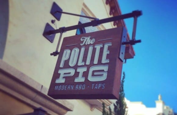 Polite Pig Sign