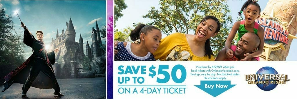 universal studios vacation packages deals