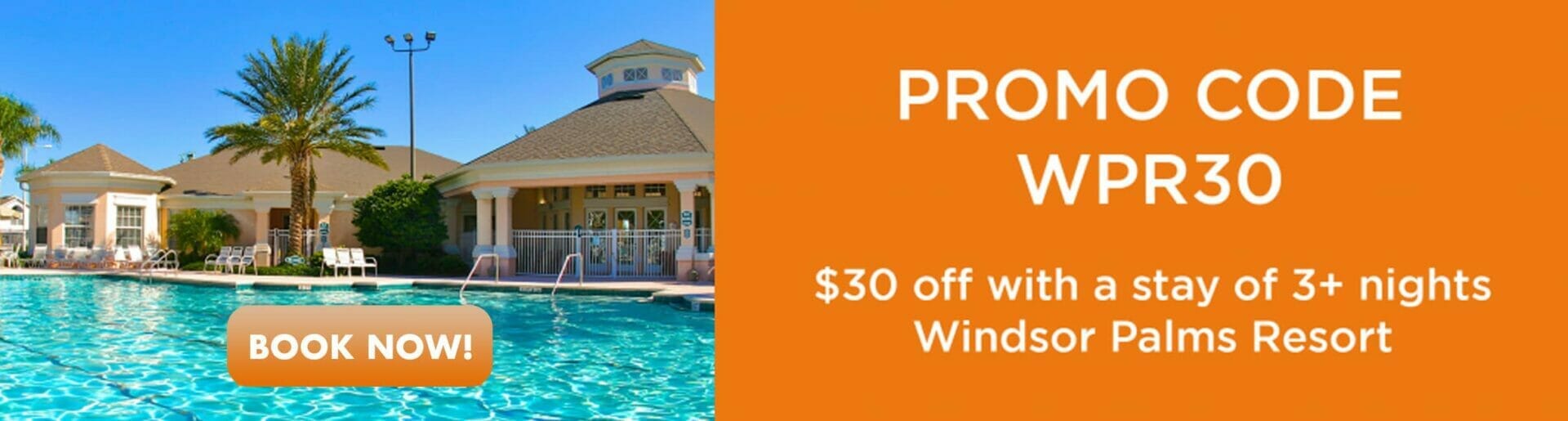 Promo Windsor Palms 30% off Orlando Vacation Discounts