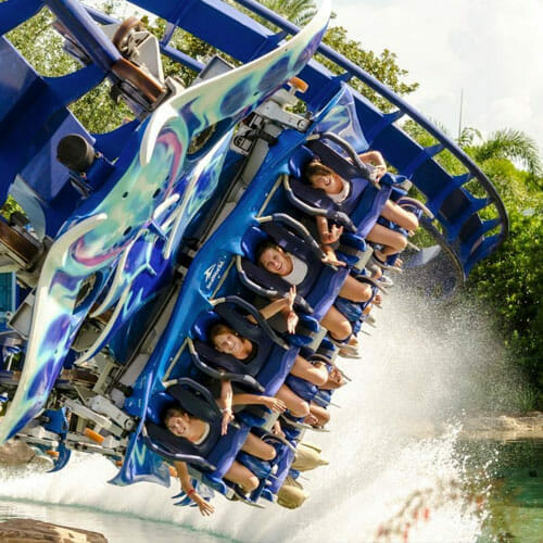 SeaWorld - Manta Ride splash